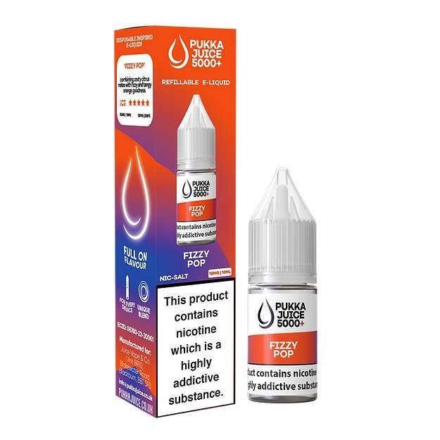 Pukka Juice 5000+ Nic Salts 10ml - Box of 10 - Vape Villa