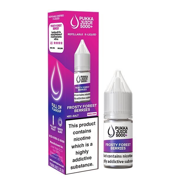 Pukka Juice 5000+ Nic Salts 10ml - Box of 10 - Vape Villa