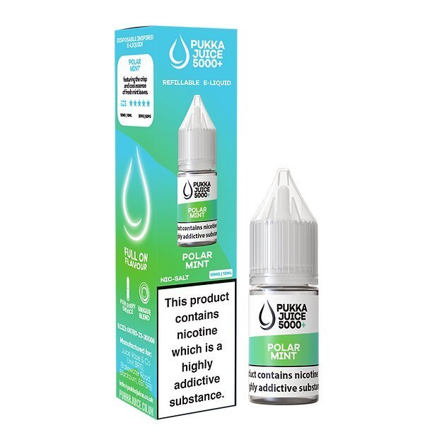 Pukka Juice 5000+ Nic Salts 10ml - Box of 10 - Vape Villa