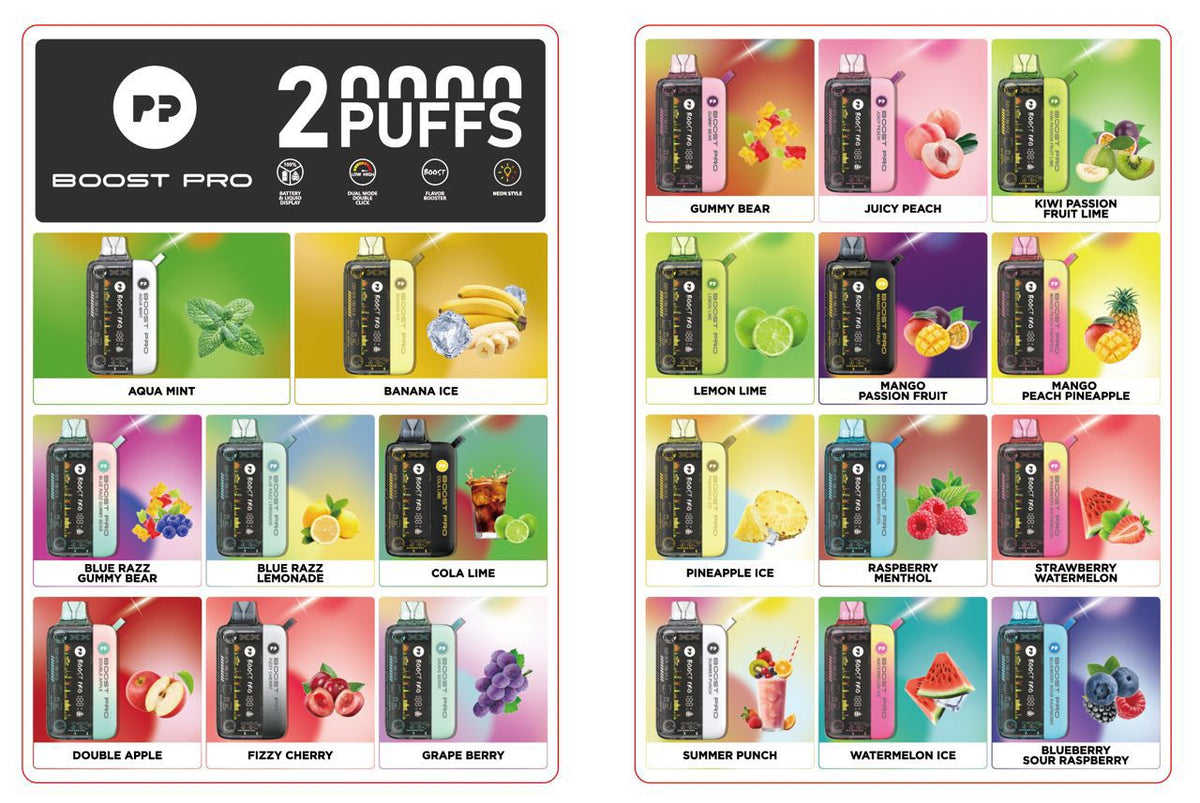 Pyne Pod Boost Pro 20000 Puffs Disposable Vape - Vape Villa