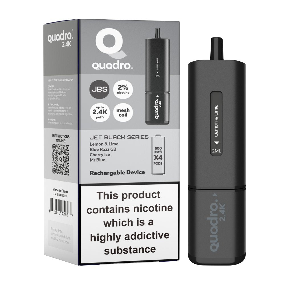 Quadro 2400 Puffs 4 in 1 Disposable Vape Device - Vape Villa