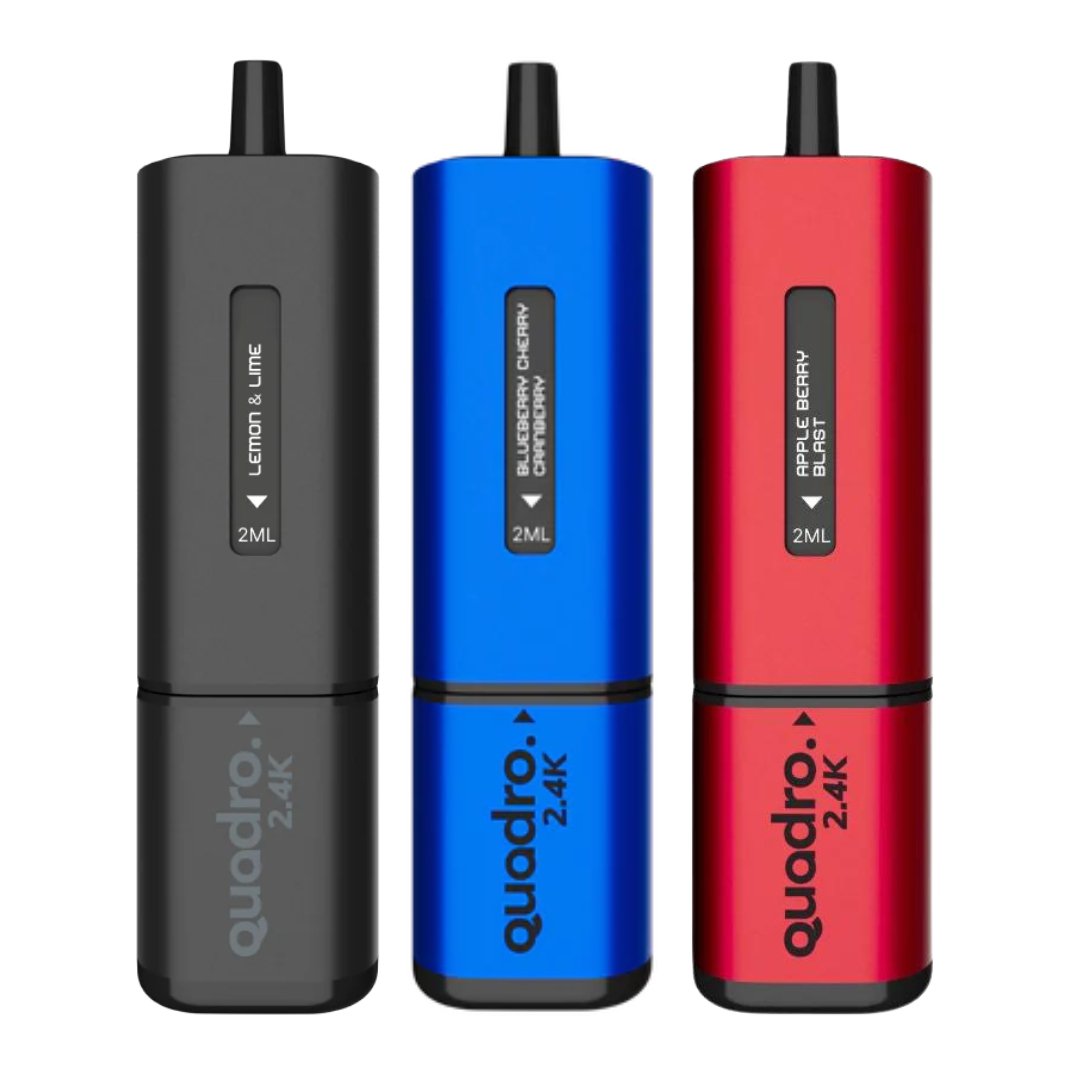 Quadro 2400 Puffs 4 in 1 Disposable Vape Device - Vape Villa