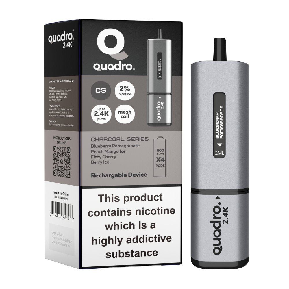 Quadro 2400 Puffs 4 in 1 Disposable Vape Device - Vape Villa