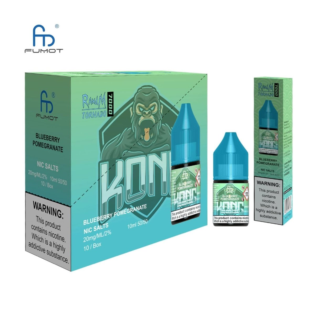 R and M 7000 Nic Salts 10ml E-liquids - (BOX OF 10) - Vape Villa