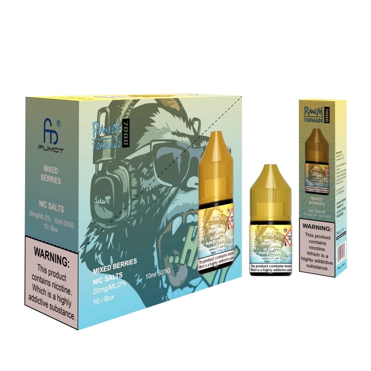 R and M 7000 Nic Salts 10ml E - liquids - Vape Villa