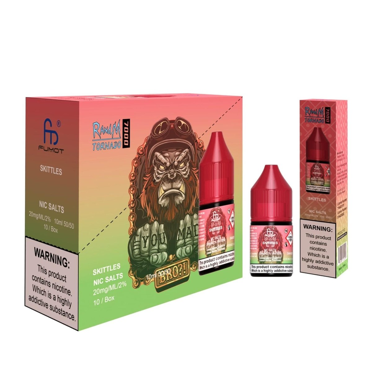 R and M 7000 Nic Salts 10ml E - liquids - Vape Villa