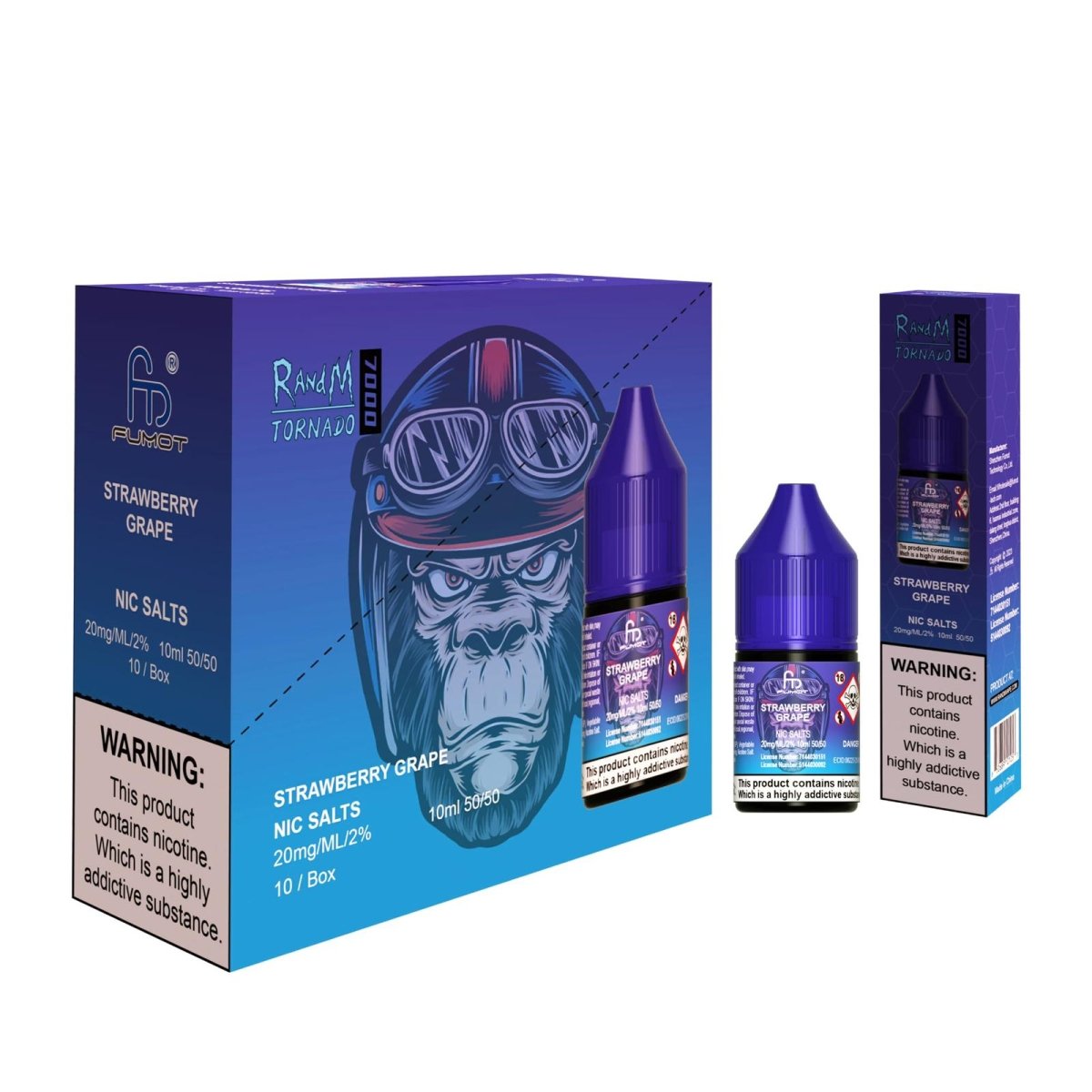 R and M 7000 Nic Salts 10ml E - liquids - Vape Villa