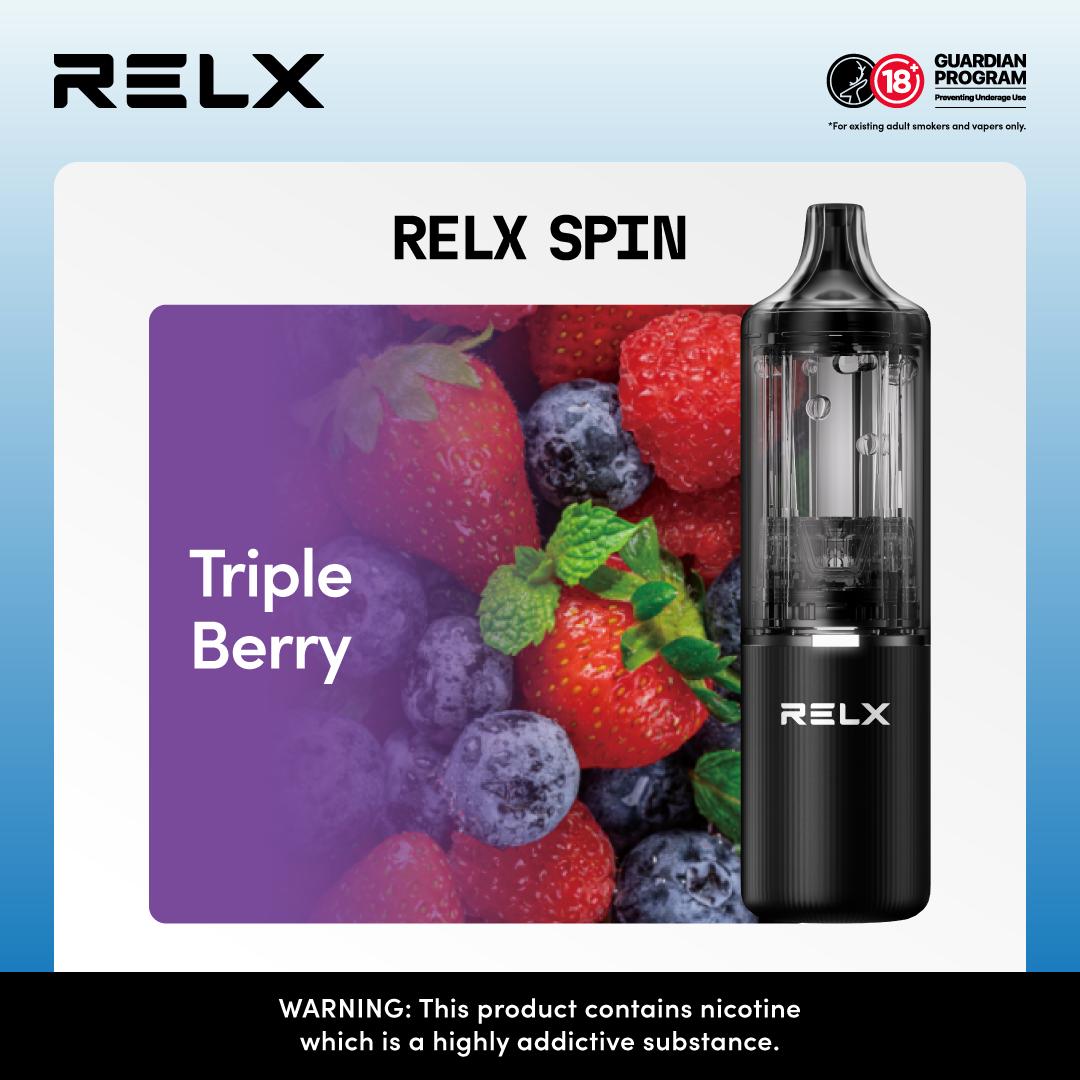 Relx Spin 4000 Puffs Disposable Vape Pod Kit - Vape Villa