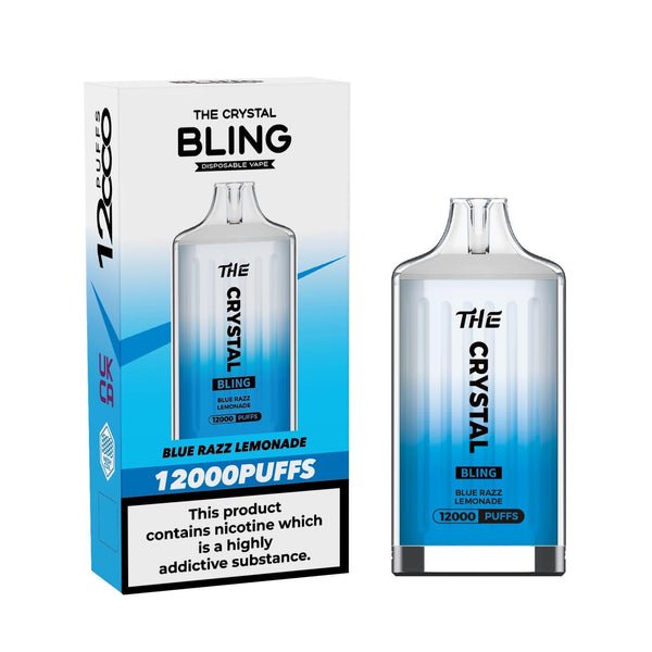 The Crystal Bling 12000 Disposable Vape Puff Bar Box of 10 - Vape Villa