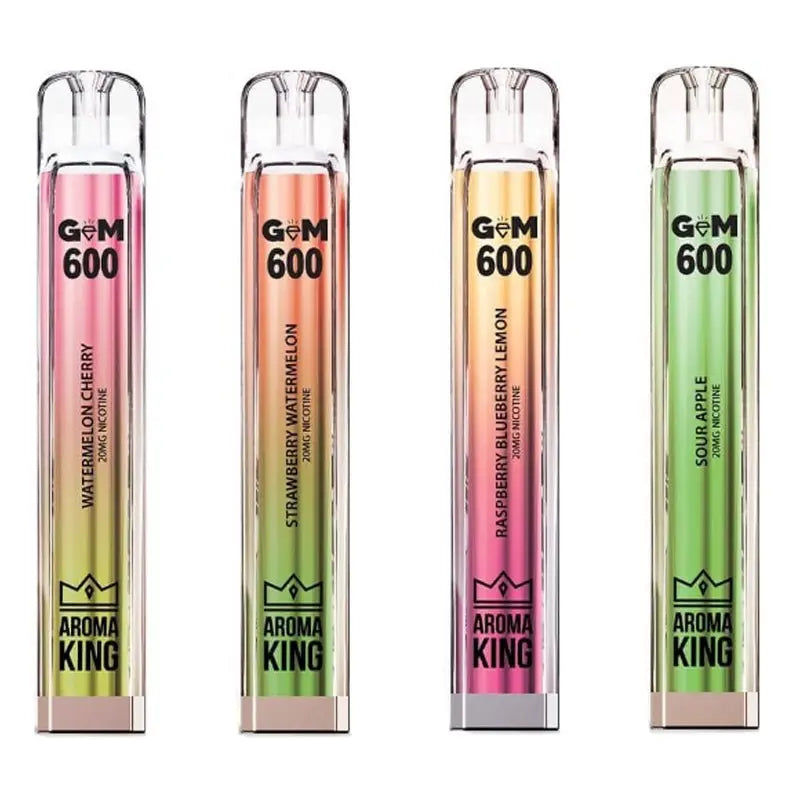 Aroma King GEM 600 Disposable Vape – 20MG Compact Design, and Smooth Flavor Delivery