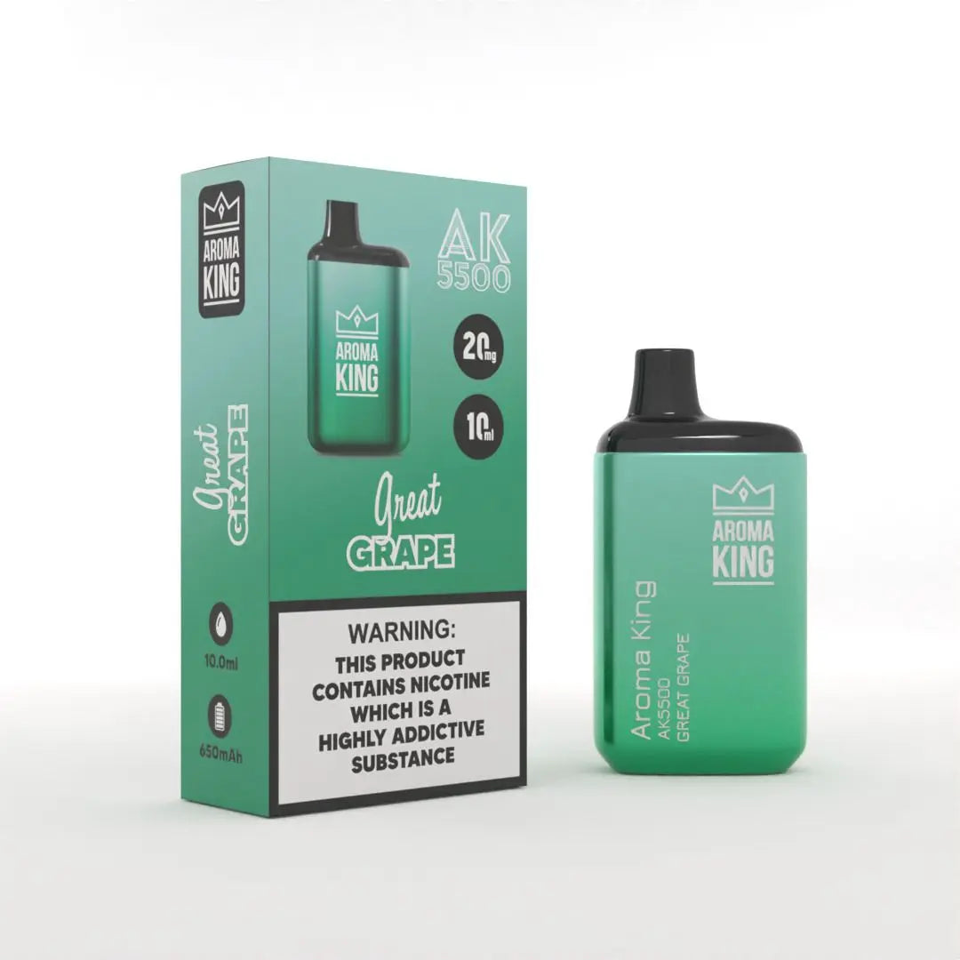 Aroma King AK5500 Metallic Disposable Vape Pod - Vape Villa