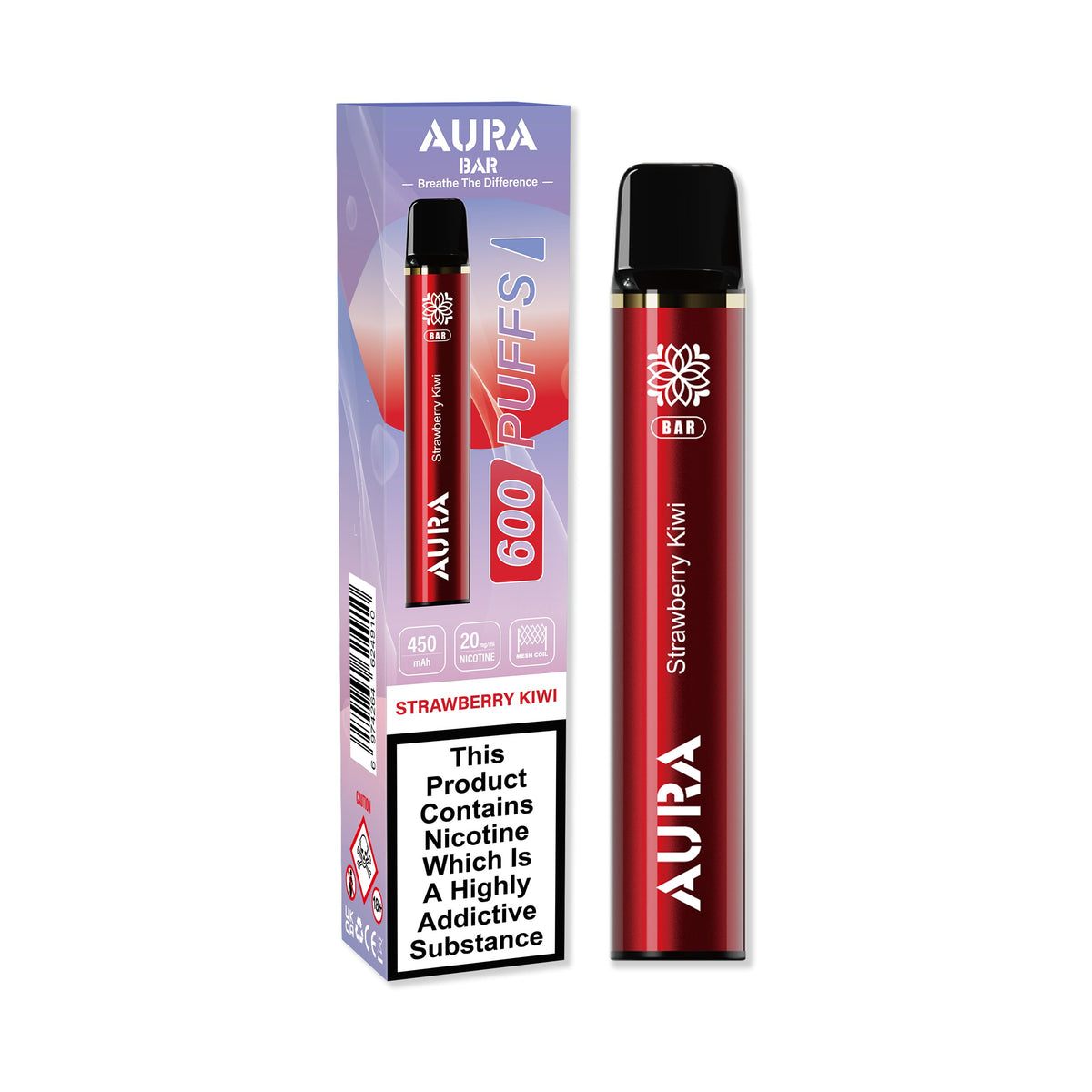 Aura Bar 600 Puffs Disposbale Vape Pod Box of 10 - Vape Villa