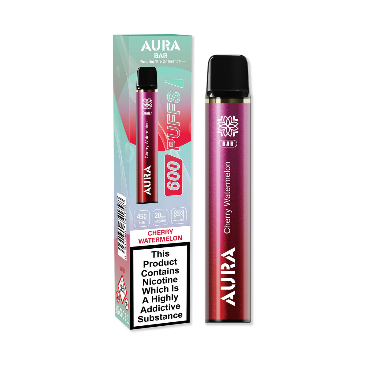 Aura Bar 600 Puffs Disposbale Vape Pod Box of 10 - Vape Villa