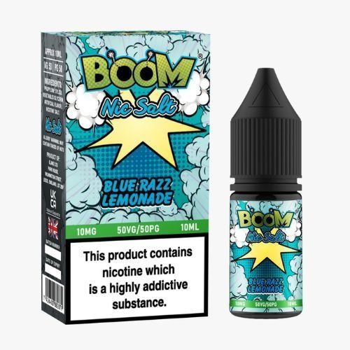 Boom Nic Salt 10ml E-Liquids - Pack Of 5 - Vape Villa