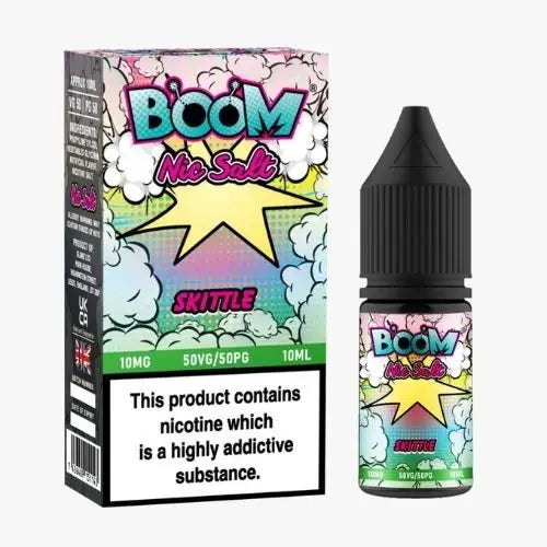 Boom Nic Salt 10ml E-Liquids - Pack Of 5 - Vape Villa