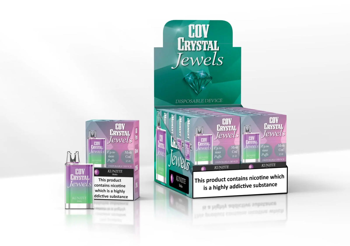 COV Crystal Jewels 600 Puff Disposable Vape Pod - 20mg - Vape Villa