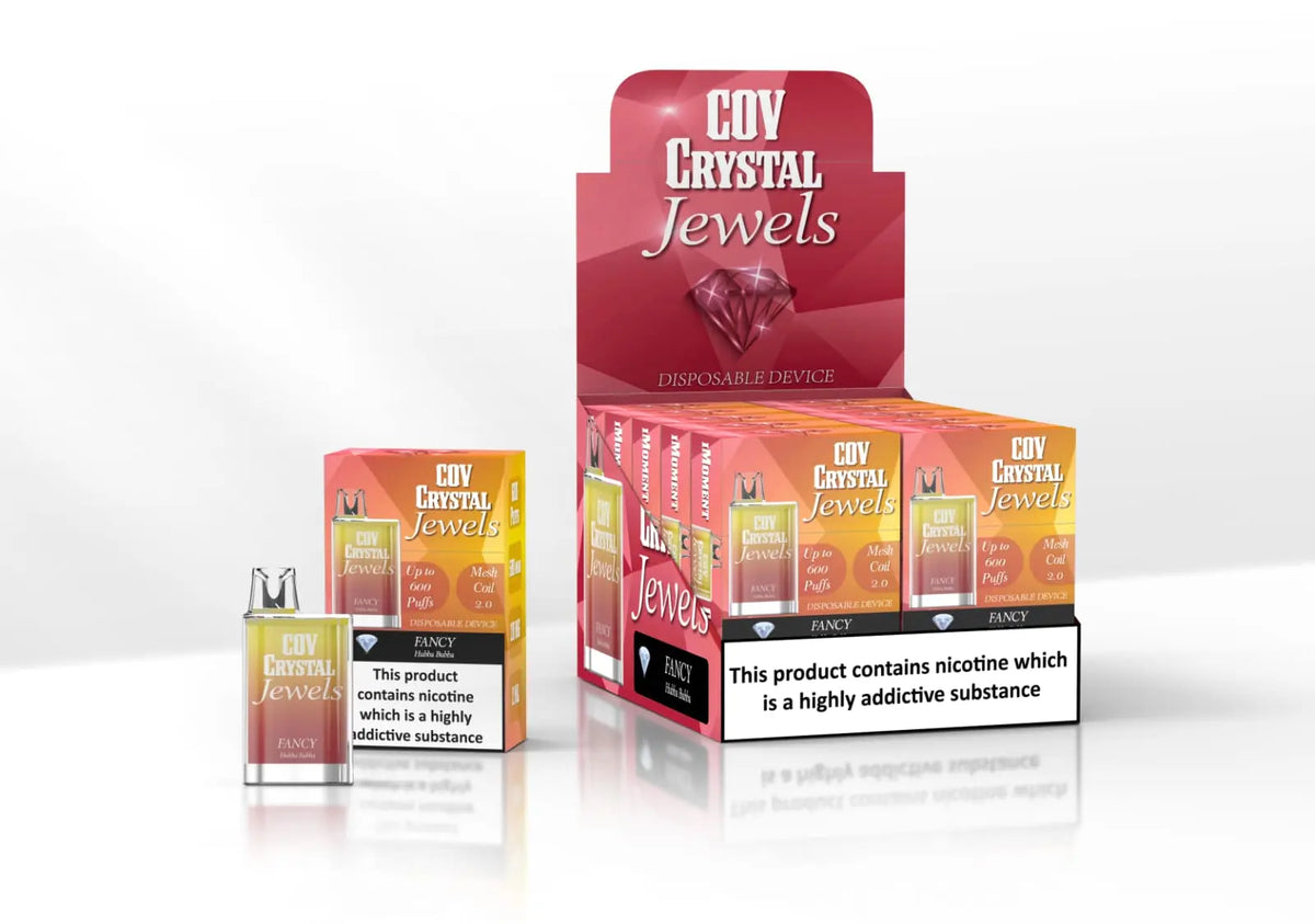 COV Crystal Jewels 600 Puff Disposable Vape Pod - 20mg - Vape Villa