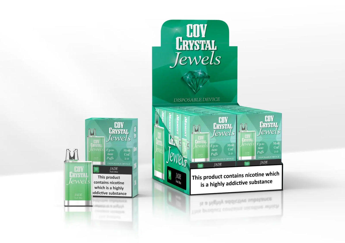 COV Crystal Jewels 600 Puff Disposable Vape Pod - 20mg - Vape Villa