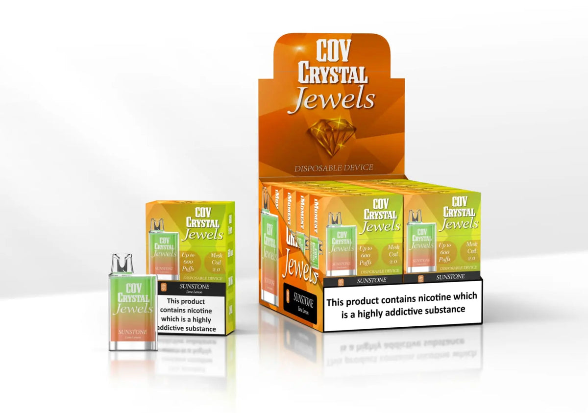 COV Crystal Jewels 600 Puff Disposable Vape Pod - 20mg - Vape Villa