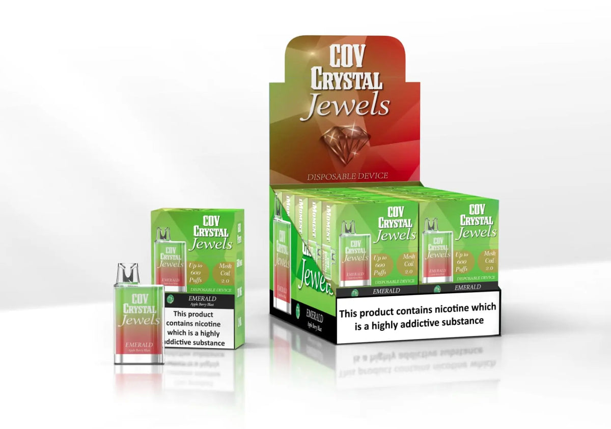 COV Crystal Jewels 600 Puff Disposable Vape Pod - 20mg - Vape Villa