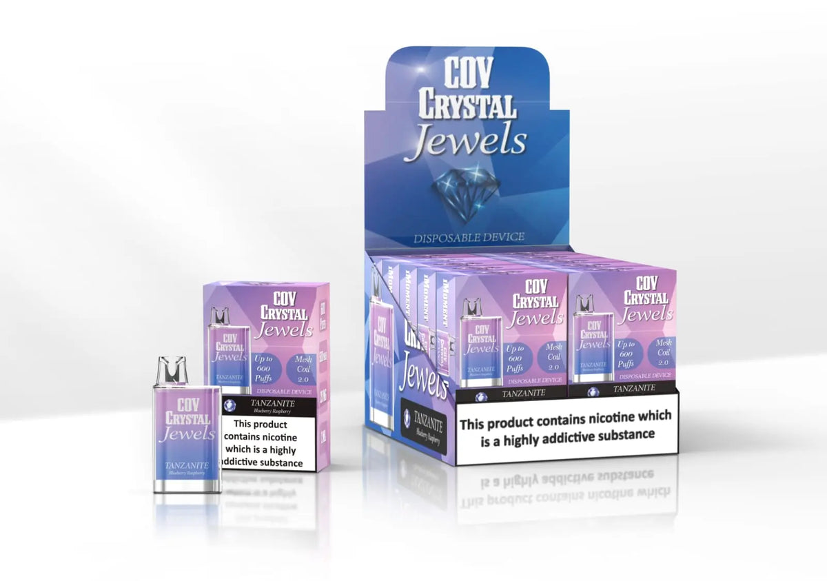 COV Crystal Jewels 600 Puff Disposable Vape Pod - 20mg - Vape Villa