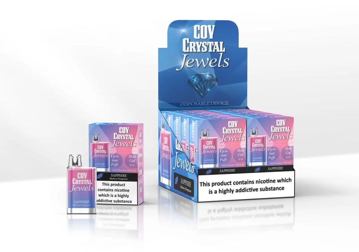 COV Crystal Jewels 600 Puff Disposable Vape Pod - 20mg - Vape Villa