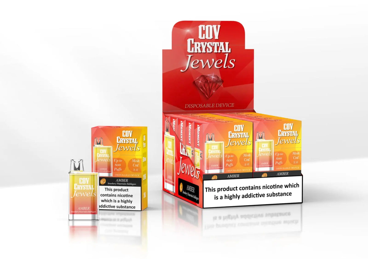 COV Crystal Jewels 600 Puff Disposable Vape Pod - 20mg - Vape Villa