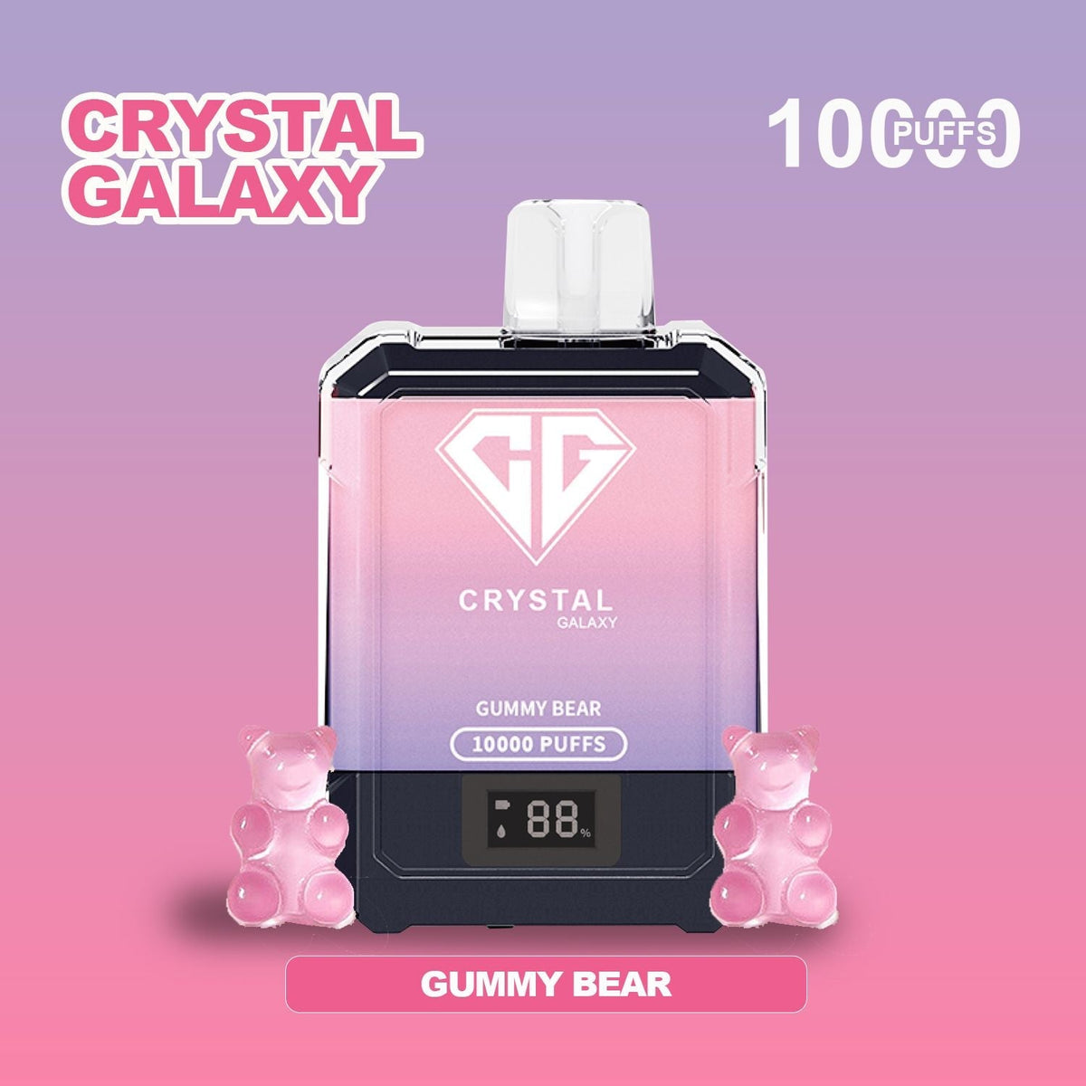 Crystal Galaxy 10000 Puffs Disposable Vape Pod Device - Vape Villa