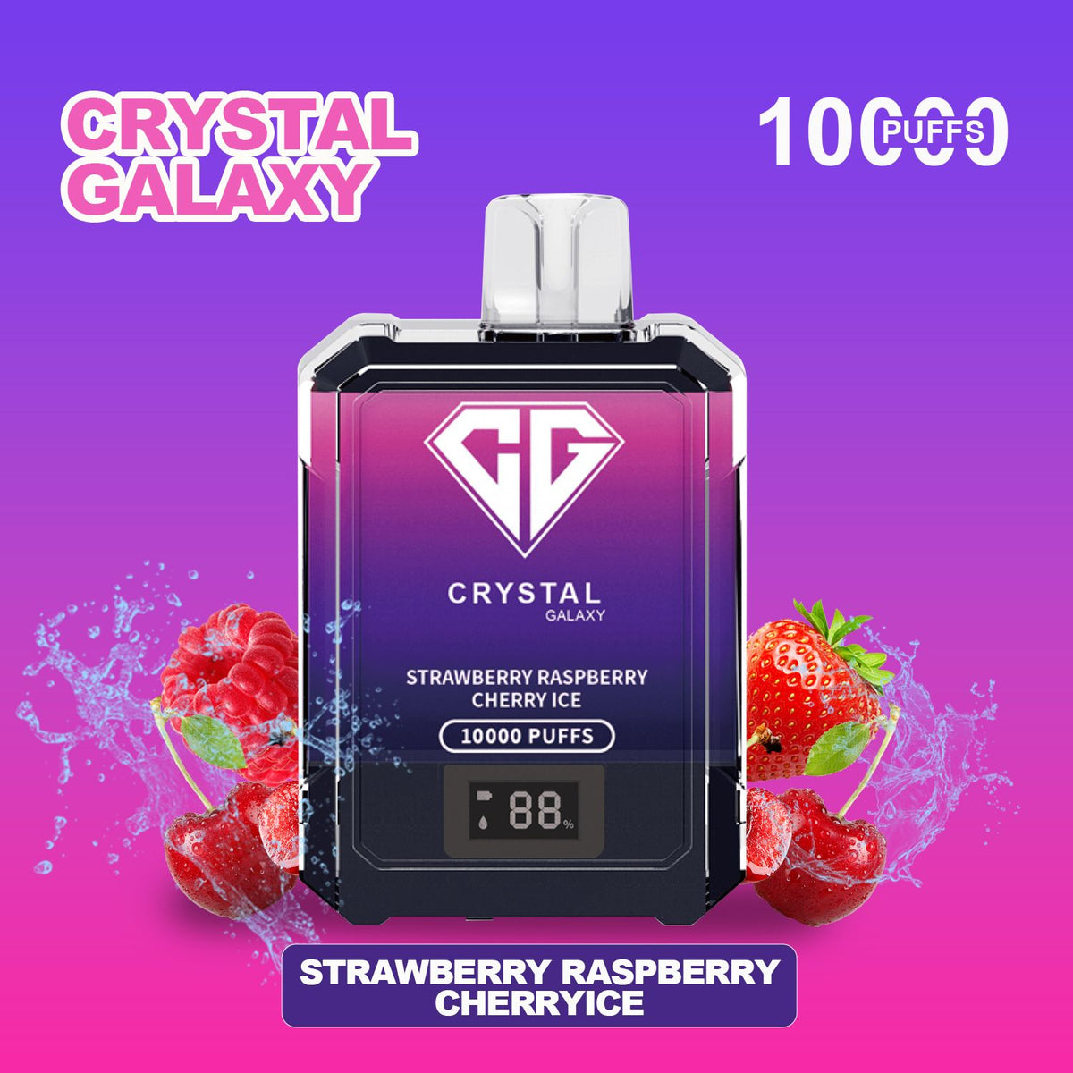 Crystal Galaxy 10000 Puffs Disposable Vape Pod Device - Vape Villa