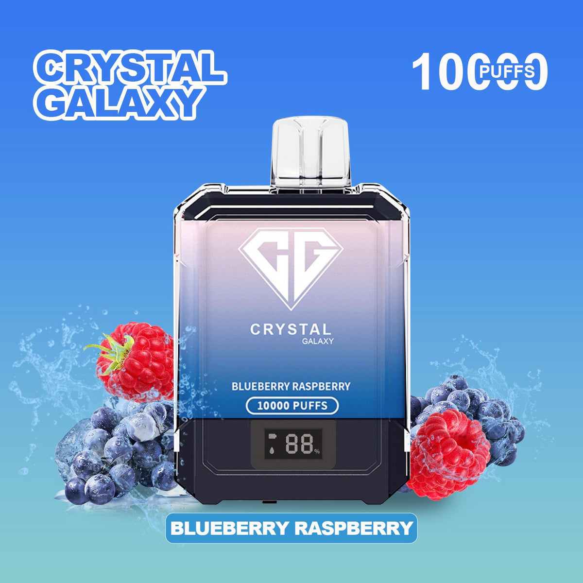 Crystal Galaxy 10000 Puffs Disposable Vape Pod Device - Vape Villa