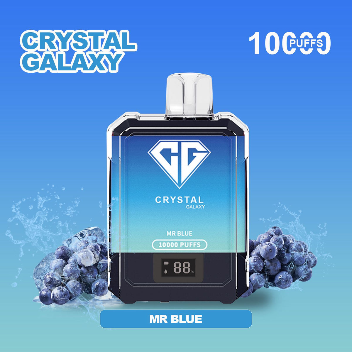 Crystal Galaxy 10000 Puffs Disposable Vape Pod Device - Vape Villa