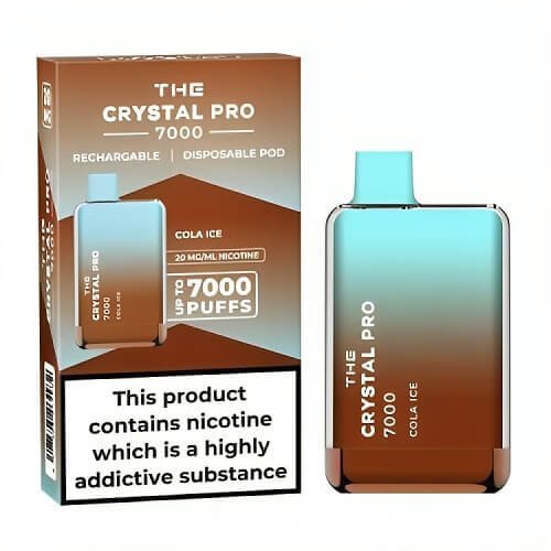 The Crystal Pro Max 7000 Puffs Disposable Vape Pod Box of 10 - Vape Villa