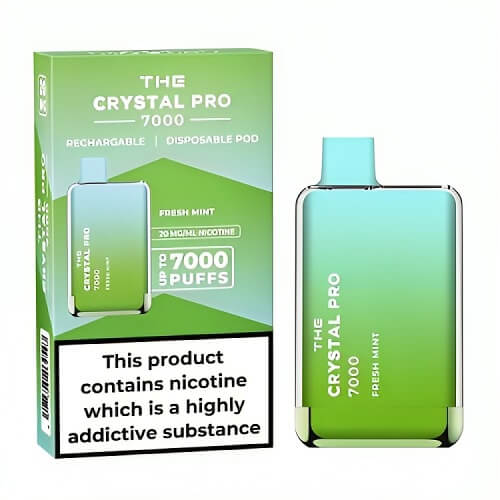 The Crystal Pro Max 7000 Puffs Disposable Vape Pod Box of 10 - Vape Villa