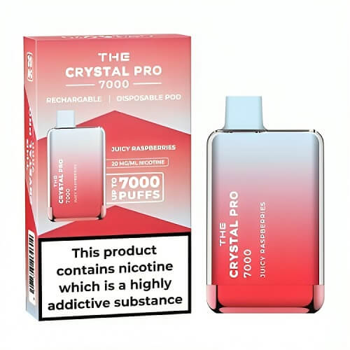 The Crystal Pro Max 7000 Puffs Disposable Vape Pod Box of 10 - Vape Villa