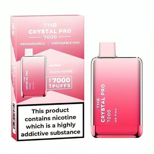 The Crystal Pro Max 7000 Puffs Disposable Vape Pod Box of 10 - Vape Villa