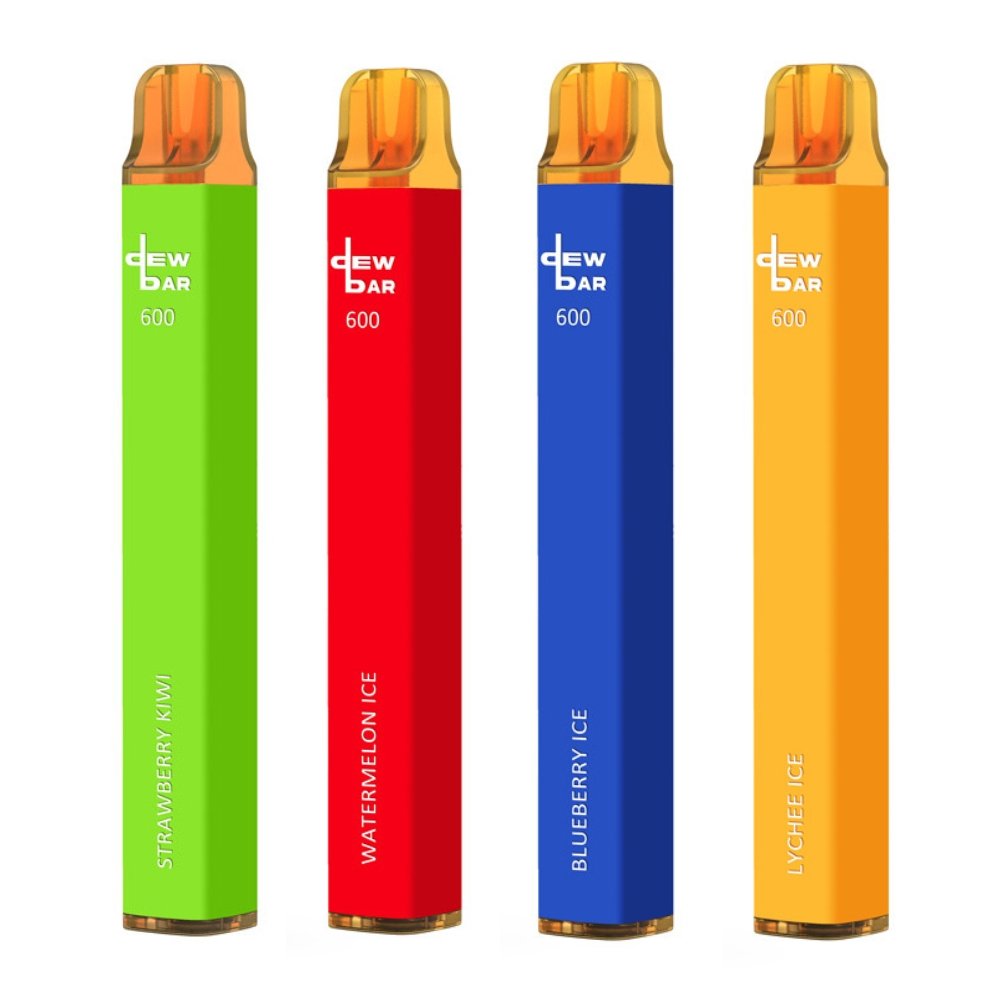 Dew Bar 600 Disposable Vape Puff Pod Device Box of 10 - Vape Villa