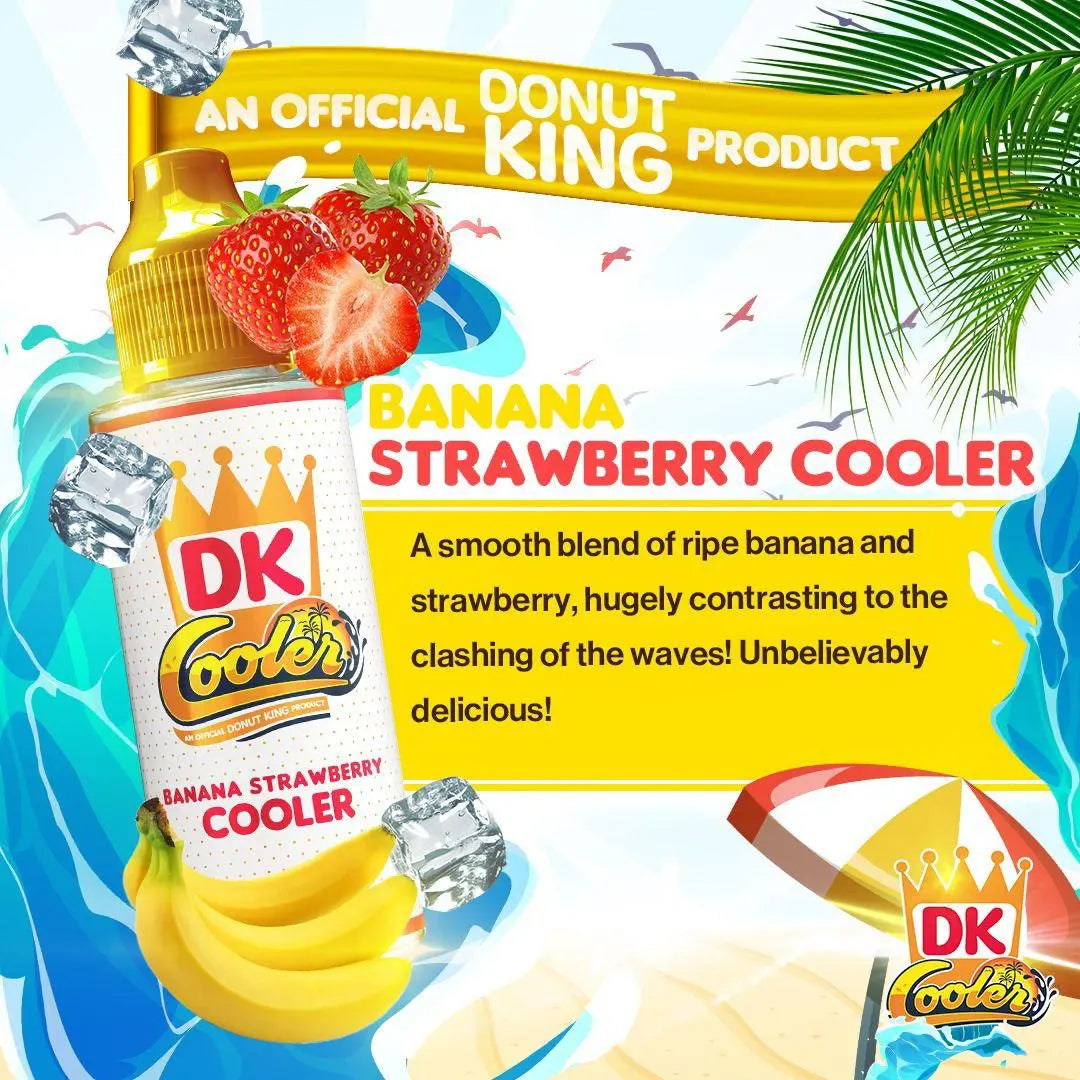 Donut King Cooler 100ML Shortfill - Vape Villa