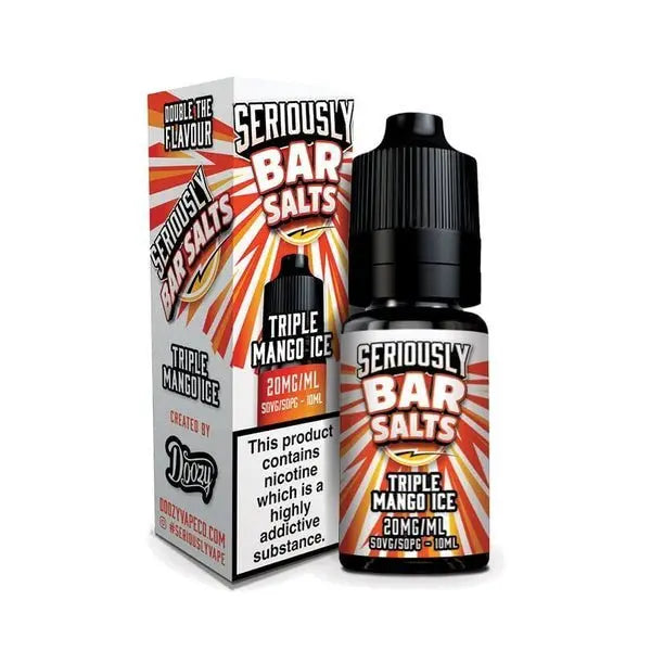 Seriously Bar Salt 10ml E-liquids Nic Salts - Box of 10 - Vape Villa
