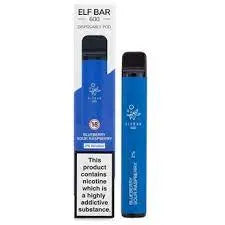 Elf Bar 600 Puffs Disposable Vape Pod Device - Vape Villa