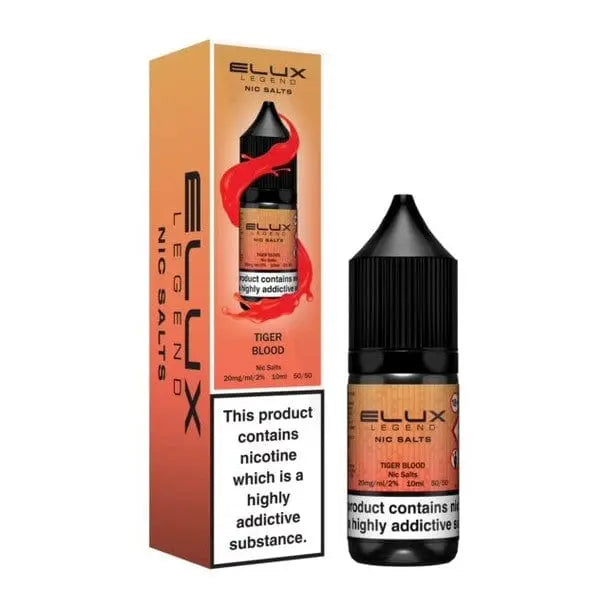 Elux Legend Nic Salts - 10ml E-liquids - (BOX OF 10) - Vape Villa