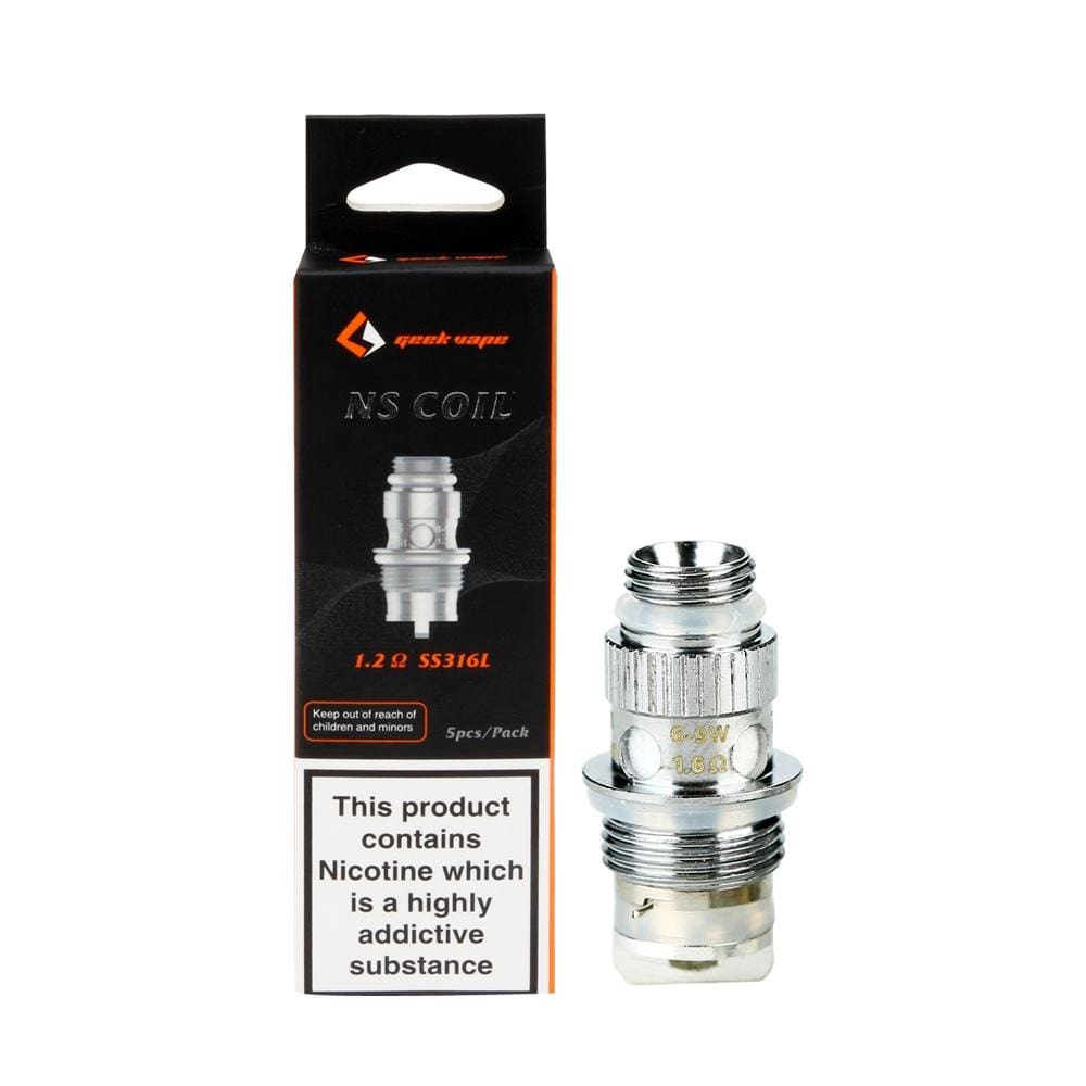 Geek Vape - Ns - 1.2 ohm - Coils - 5pack - Vape Villa