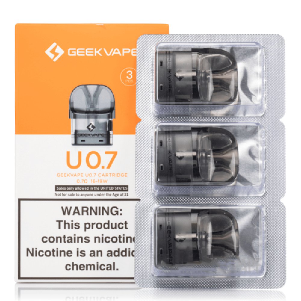 Geekvape U Replacement Pods - 3pack - Vape Villa