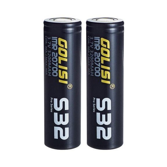 Golisi S32 - 20700 Battery - 3200mAh - Pack of 2 - Vape Villa