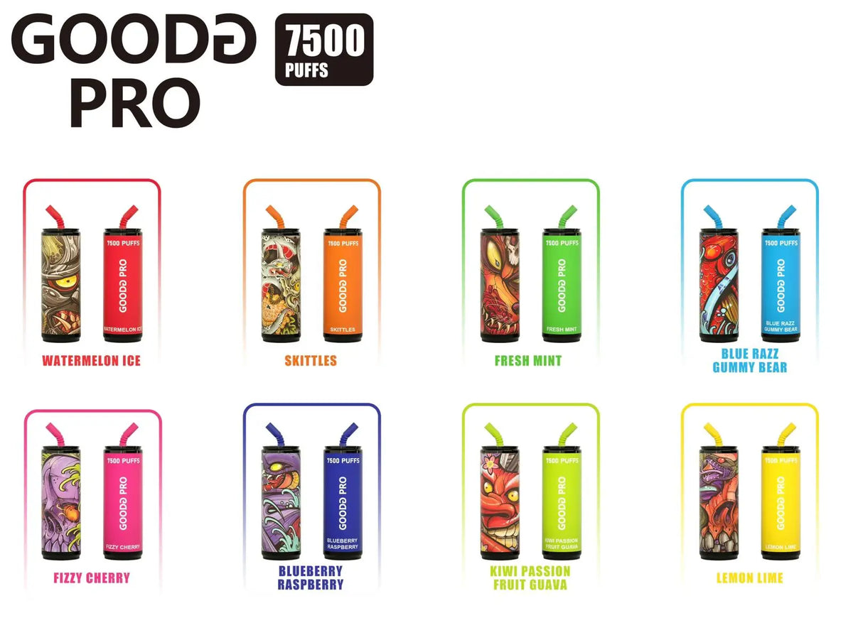 GOODG PRO 7500 Disposable Vape Box of 10 - Vape Villa