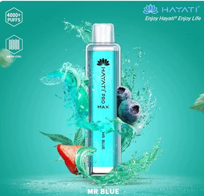 Hayati Crystal Pro Max 4000+ Disposable No Nicotine - Vape Villa