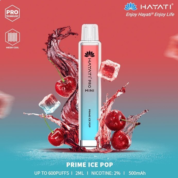 Hayati Mini Pro 600 Puffs Disposable Vape Bar Pod Box of 10 - Vape Villa
