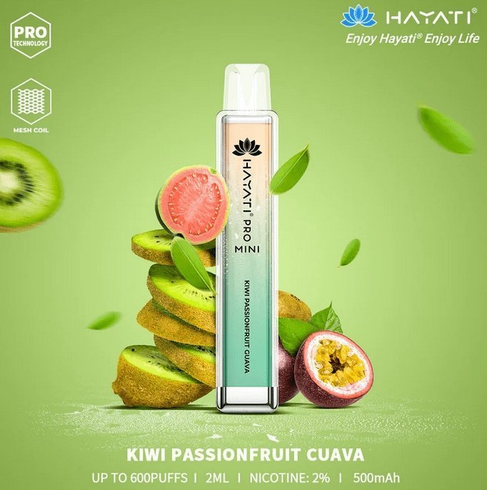 Hayati Mini Pro 600 Puffs Disposable Vape Bar Pod Box of 10 - Vape Villa