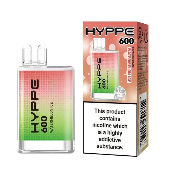 Hyppe 600 Crystal Disposable Vape Pod - Box of 10 - Vape Villa