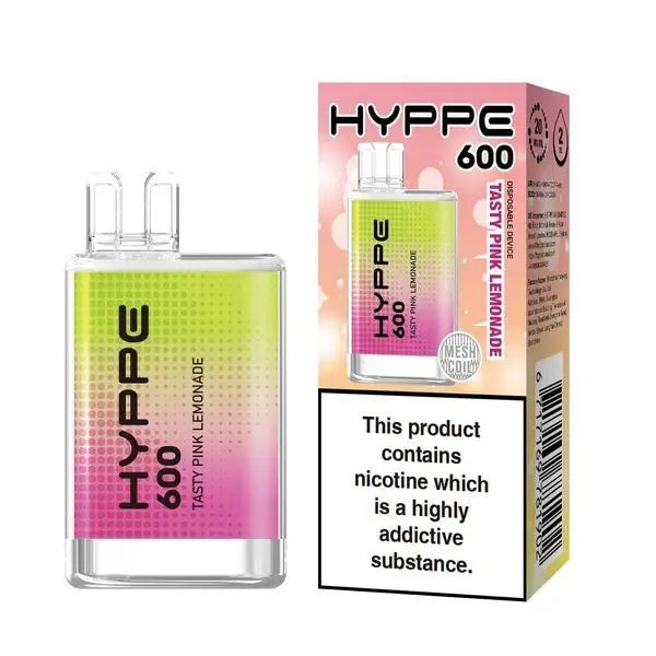 Hyppe 600 Crystal Disposable Vape Pod - Box of 10 - Vape Villa