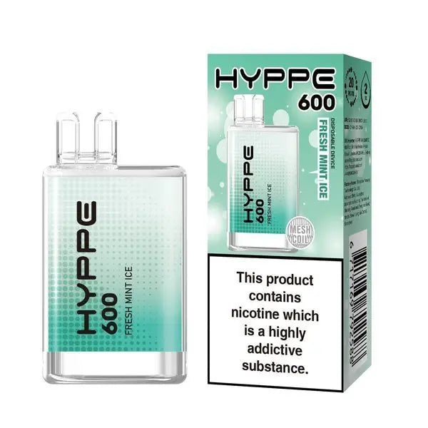 Hyppe 600 Crystal Disposable Vape Pod - Box of 10 - Vape Villa